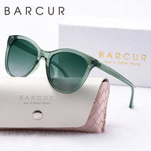 Load image into Gallery viewer, BARCUR Women’s Transparent Fashionable Cat Eye Sunglasses – Polarized UV400 Gradient Lenses for Summer Travel Party & Vacation – Comfortable Durable Best Gift Idea