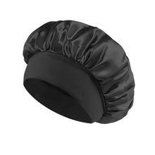 Load image into Gallery viewer, Women’s Satin Sleep Bonnet – Silk Hair Bonnet Wide Band