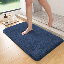 Load image into Gallery viewer, Long Hair Absorbent Bathroom Mat – Furry Non-Slip Shower & Entrance Rug