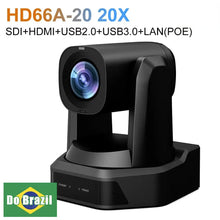 Load image into Gallery viewer, Runpu 1080P/60fps NDI Conference PTZ Video Camera 12/20/30x Zoom Ai Auto Tracking PTZ SDI Camera HDMI USB Outputs Support POE