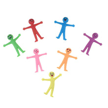 Load image into Gallery viewer, 10Pcs Novelty Stretchy Stretch Toy Cute Colorful Yellow Stress Relief Stretchy Fidget Gifts TPR Soft Plastic Creative Doll Toy