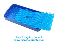 Load image into Gallery viewer, Single Layer Silicone Sterilization Tray Box Case Tools Disinfection Box Autoclavable Box Eye Instrument Dental Disinfection