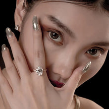 Load image into Gallery viewer, Anziw Rose Gold 5.0CT Wedding Ring 10x14mm Elliptical Big SONA Diamond Engagement Band Solid 925 Silver Luxury Women's Jewelry