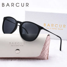 Load image into Gallery viewer, BARCUR Sunglasses Women’s Leopard Print Two-Tone Cat Eye Fashion Glasses – Trendy Polarized UV400 Gradient TAC Lenses for Summer Travel & Outdoor Activities