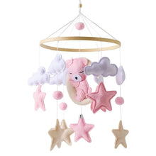 Load image into Gallery viewer, Wooden Baby Rattle Crib Mobile Holder for Newborns