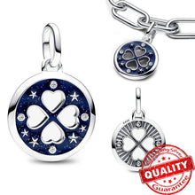Load image into Gallery viewer, Sparkling Star Mini Dangle Charm - 925 Sterling Silver Green Heart Charm for Me Bracelet, Zircon & Crystal Accent, Customizable Girl Party Jewelry