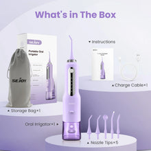 Load image into Gallery viewer, SEJOY Water Flosser for Teeth Irrigator Teeth Whitening Tool Portable Water Pick Personal Care Appliances Dental Teeth Cleaner