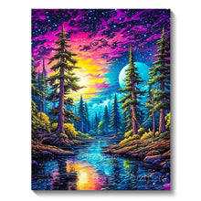 Load image into Gallery viewer, 5D Diamond Painting Kit - Aurora Landscape Mosaic, Full Round Drill for DIY Home Decor