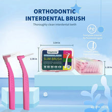 Load image into Gallery viewer, Interdental Brush 20-Pack - Soft Mini Brushes with Dust Cover for Orthodontic and Dental Cleaning