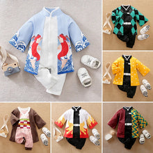 Load image into Gallery viewer, Newborn Baby Anime Cape Style Children Long Sleeve Cotton Bodysuit, Cute Kids Boys Girls Romper