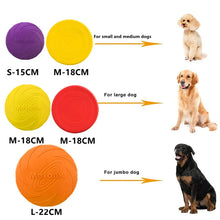 Load image into Gallery viewer, Bite-Resistant Dog Flying Disc Toy – Durable Plastic Frisbee for Outdoor Play & Puppy Training