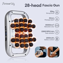 Load image into Gallery viewer, 22-Head Fascia Gun High-Frequency Vibration Body Massage Gun Back and Waist Massager Neck Shoulder Massager Muscle masajeador