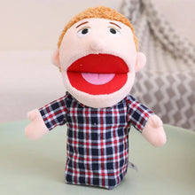 Load image into Gallery viewer, 28-33cm Kids Plush Finger & Hand Puppet Popular Activity Boy Girl Role Play Bedtime Story Props Family Role Playing Toys Doll