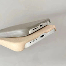 Load image into Gallery viewer, Luxury Wood Phone Case For iPhone 13 12 11 Pro X XS Max XR 8 7 Plus SE Retro Soft Wood Case Slim Hard Cover with Real Wooden Finish Protective Cover