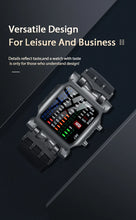 Load image into Gallery viewer, LED Watch Men Fashion Creative Crab Type Electronic Watch Luminous Binary Gift Business Style Cool Waterproof Multi Function