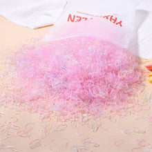 Load image into Gallery viewer, 500/1000Pcs Colourful Hair Ties for Girls Kids Ponytail Holder Bands