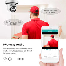 Load image into Gallery viewer, HD 1080P Wifi Camera Indoor Dome Wireless Camera Nightvision Two Way Audio Email Alert iCSee Xmeye Cloud Home Security Camera