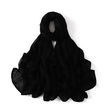 Load image into Gallery viewer, Women’s Large Cotton Rayon Hijab Scarf – 180x95cm Plain Wrap & Shawl