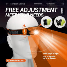 Load image into Gallery viewer, Mini Rechargeable Powerful Sensor Headlamp Fishing Camping USB Head Flashlight COB LED Head Light Torch Headlights Front Lantern