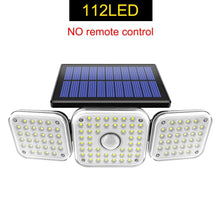 Load image into Gallery viewer, Solar Outdoor Security Light – 182/112 LED Floodlight with 3 Adjustable Modes, IP65 Waterproof Motion Sensor Lamp for Garage, Garden & Yard