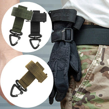 Load image into Gallery viewer, Multi-purpose Nylon Gloves Hook Work Gloves Safety Clip Outdoor Tactical Climbing Rope Camping Hanging Buck Outdoor Camping