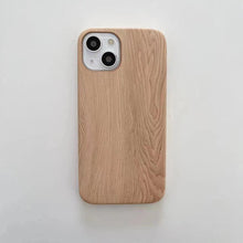 Load image into Gallery viewer, Luxury Wood Phone Case For iPhone 13 12 11 Pro X XS Max XR 8 7 Plus SE Retro Soft Wood Case Slim Hard Cover with Real Wooden Finish Protective Cover