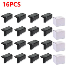 Load image into Gallery viewer, Warm White LED Solar Step Lamp β Waterproof Outdoor Garden & Stair Lights