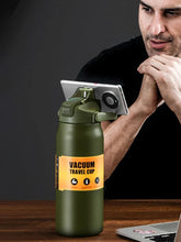 Load image into Gallery viewer, Stainless Steel Insulated Water Bottle with Straw (40oz) | Keeps Drinks Cold for 24 Hrs & Hot for 8 Hrs | Leakproof Vacuum Flask for Sports & Travel
