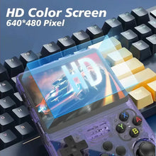 Load image into Gallery viewer, Open Source R36S Retro Handheld Video Game Console Linux System 3.5 Inch IPS Screen Portable Pocket Video Player R36S 64GB Games
