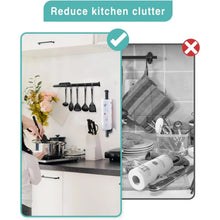 Load image into Gallery viewer, Adhesive Kitchen Paper Towel Holder – Tissue Hanger & Napkin Rack