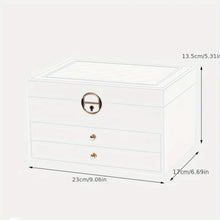 Load image into Gallery viewer, Jewelry Storage Box – Necklace & Earrings Organizer for Gifts