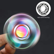 Load image into Gallery viewer, Stainless Steel Fidget Spinner – High-Speed Precision Metal Hand Spinner | 3+ Minute Spin Time for EDC, ADHD & Anxiety Relief