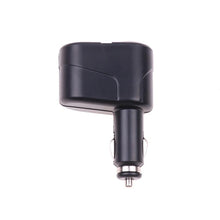 Load image into Gallery viewer, 12V Dual Cigarette Lighter Sockets Car Charger Splitter Lighter Splitter Cigar Lighter Double Dual Adapter Car Accessories