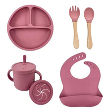 Load image into Gallery viewer, Food Grade Silicone Baby Feeding Dish Set