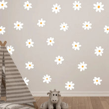 Load image into Gallery viewer, White Daisy Flower Wall Stickers DIY Home Decor