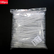 Load image into Gallery viewer, 100PCS 0.2 /0.5 /1 /2 /3 /5 /10mL Laboratory Pipette Plastic Disposable Graduated Container Liquid Dropper Equipment Straw