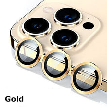 Load image into Gallery viewer, Camera Lens Protectors For iPhone 14 Pro Max Camera Metal Ring Protector Case Glass for iPhone 13mini 14plus 13 14pro Lens Film Camera Lens Protector Tempered Glass Camera Lens Protector