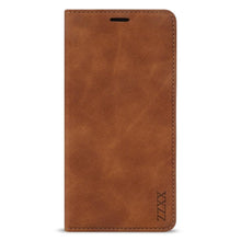 Load image into Gallery viewer, Wallet Skin Friendly Magnetic Flip With Card Slot Leather Case For iPhone 14 Pro Max 13 12 11 SE X XR XS Max Popular PU Leather Impact Resistant Built-In Magnet Card Holder Pockets Stand Function