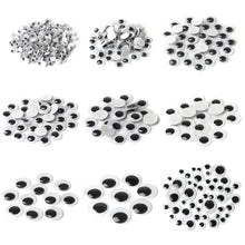 Load image into Gallery viewer, Self-Adhesive Googly Wiggle Eyes - 100/200/550pcs for DIY Crafts & Handmade Toys