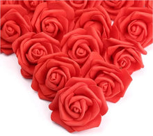 Load image into Gallery viewer, 10/20/50Pcs Artificial Foam Rose Flowers PE Fake Flower for Home Room Dceor Wedding Party Halloween Thanksgiving Christmas Decor