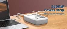 Load image into Gallery viewer, LDNIO Power Strip Adapter for Europlug 4 USB Output Electrical Socket With Extension Cable Surge Protector Home Plug SE2435