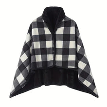 Load image into Gallery viewer, Wearable Blanket Shawl – Flannel Lazy Office Wrap