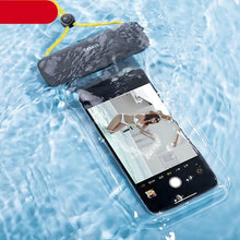 Load image into Gallery viewer, Unique Soft Waterproof Phone Case 7.2inch IPX8 Waterproof Phone Bag For iPhone 13 Waterproof Pouch Diving Surfing Phone Bag Case Cover Adjustable Rope Phone Case