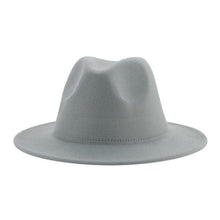 Load image into Gallery viewer, Modern Hats For Women Fedoras Winter Women Hats Simple Classic Hat Wedding Lady Retro Wide Brim Floppy Hat Men Fedora Hat Fashionable Classic Wide Brim Hat For Summer Dress Hats