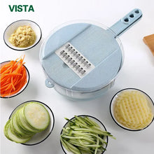 Load image into Gallery viewer, Vegetable Chopper Multifunctional Grater Cutter Kitchen Accessories Manual Fruit Slicer Potatos Shredders Cheese Onions Slicers