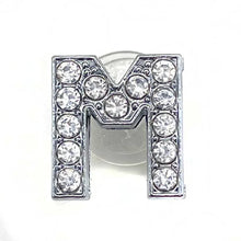 Load image into Gallery viewer, 1pcs Metal Shoes Charms Accessories Garden Rhinestones Letters Shoe Decorations Diy Charm For Crocs Pins Chain X-mas Women Gifts