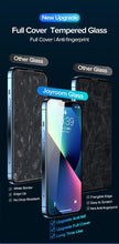 Load image into Gallery viewer, 2PCS 9H Tempered Glass For iPhone 13 Pro Max 12 11 X XR XS 7 8 8P Max Full Cover Ultra-HD Screen Protector for iPhone 13 Tempered Glass Film with Auto Alignment Tool Easy Installation 99% HD Clear 9H Hardness Bubble Free Screen Protector For iPhone
