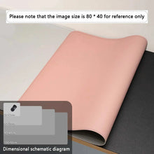 Load image into Gallery viewer, Large PU Leather Office Desk Mat – Waterproof Dual-Tone Mouse Pad & Keyboard Desk Protector for Home or Office