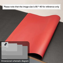 Load image into Gallery viewer, Large PU Leather Office Desk Mat – Waterproof Dual-Tone Mouse Pad & Keyboard Desk Protector for Home or Office