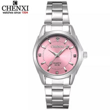 Load image into Gallery viewer, 6 Colors CHENXI Brand Watch Luxury Women's Casual Watches Waterproof Watch Women Fashion Dress Rhinestone WristWatch CX021B